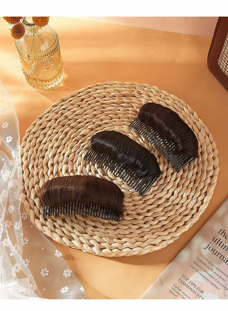 Excefore Hair Bun Invisible False Hair Clip, Hair Base Bump Fluffy Hair Pad Styling Insert Tool Volume Fluffy Princess Styling Increased Hair Pad for Women Girls - Image 4