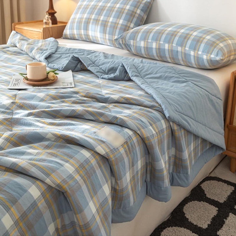 Multipurpose Summer Cool Quilt, Summer Air-Conditioning Quilt, Washable & Lightweight Summer Comforter Cooling Blanket, Office Bedroom Sleep Quilt (Color : C, Size : 150x200cm) - Image 2
