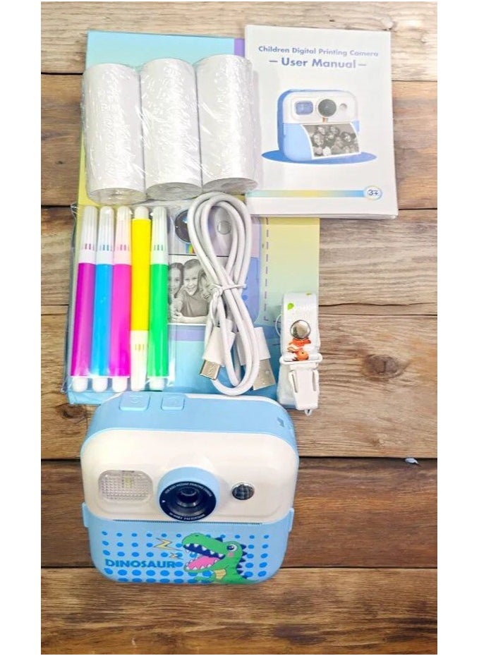 Generic Instant Print Camera: Vibrant Color 1080P Selfie Camera With Photo Paper And Creative Art Pens For Kids – Unleash Imagination And Fun  - Image 4