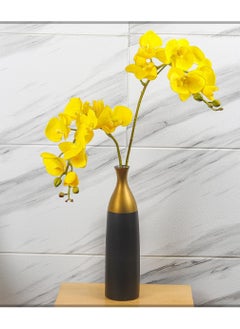 Huitich Eternal Elegance: Artificial Orchid Flowers Collection Yellow  - Image 5