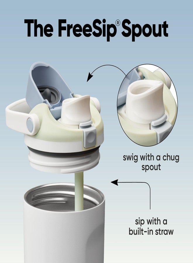 Owala FreeSip Sway - Stainless Steel - 40-oz. - Mint/White Iced Breeze - Image 2