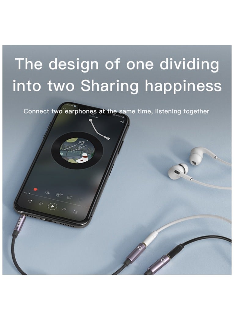 Yesido YAU27 3.5mm Male to Dual 3.5mm Female Audio Cable - Image 3