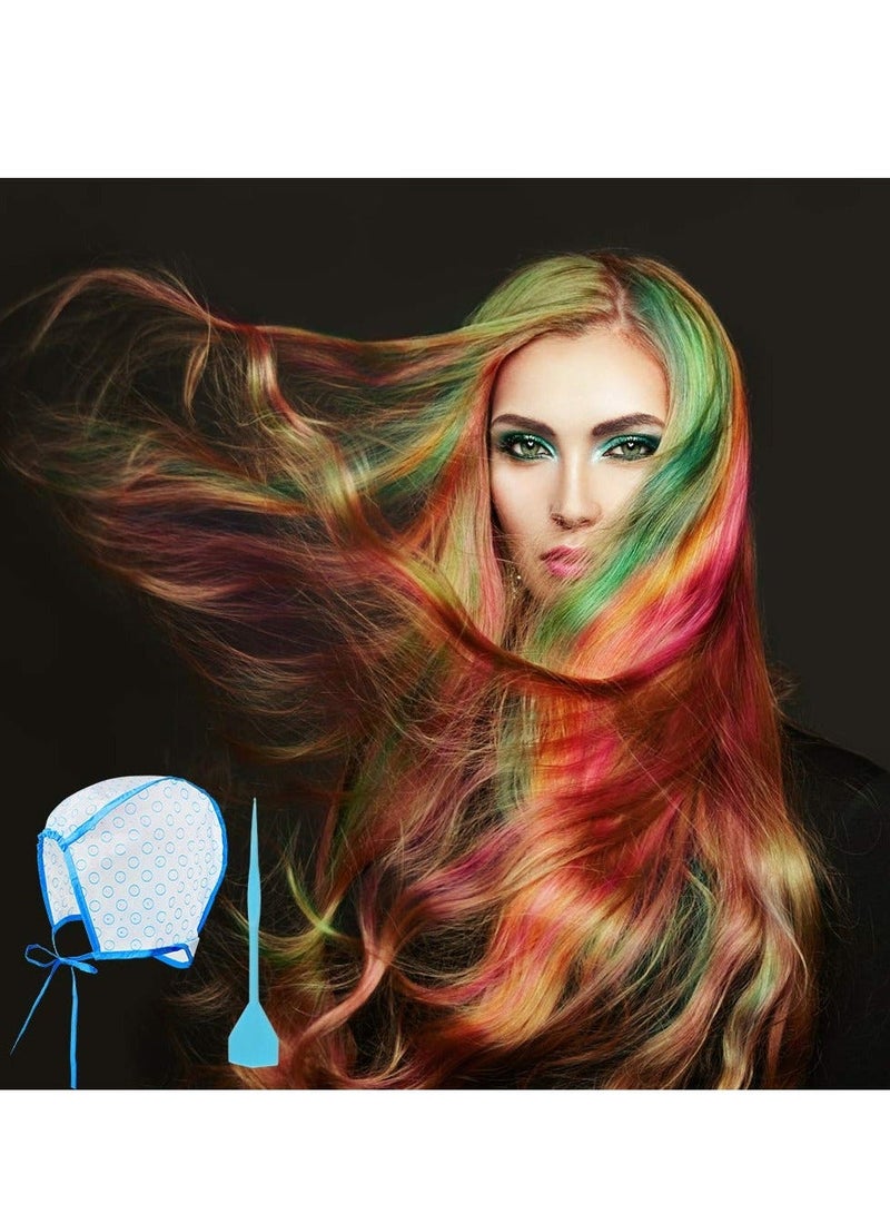 Y&D SYOSI Disposable Hair Coloring Cap, Professional Cap with Plastic Hook Needles for Salon Hairdressing Dyeing Staining Tools Women Men (15Pcs) - Image 5