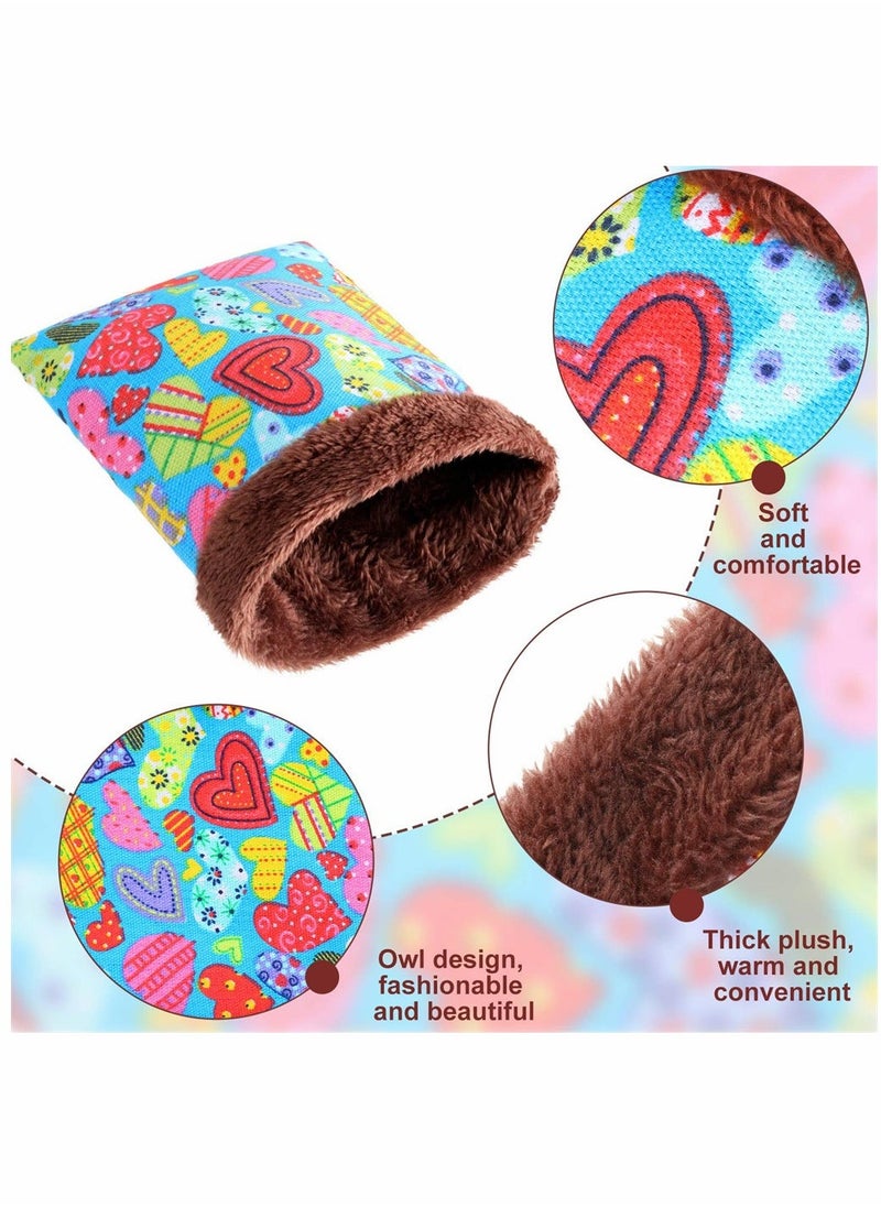 Generic Mini Hamster Bed Hamster Sleeping Bag Rat Hamster House Bed Small Pet Nest, Cute Warm Sleep Bed for Hamster Squirrel Ferret Small Pets, 2 Pieces  - Image 5