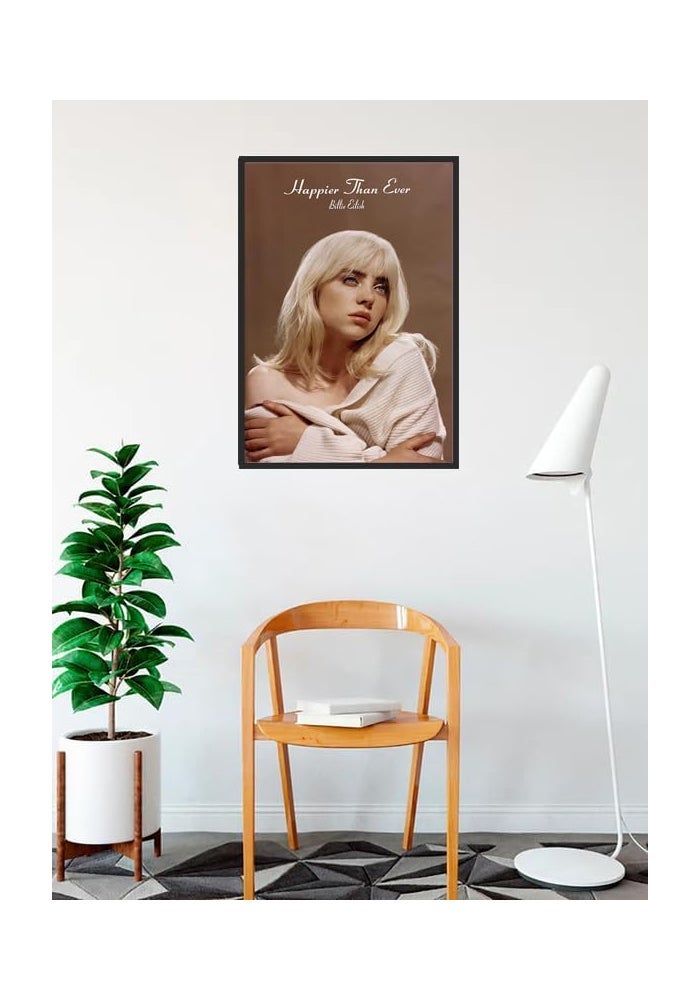 Buyartforless ملصق فني بيلي إيليش أسعد من أي وقت مضى - Image 2