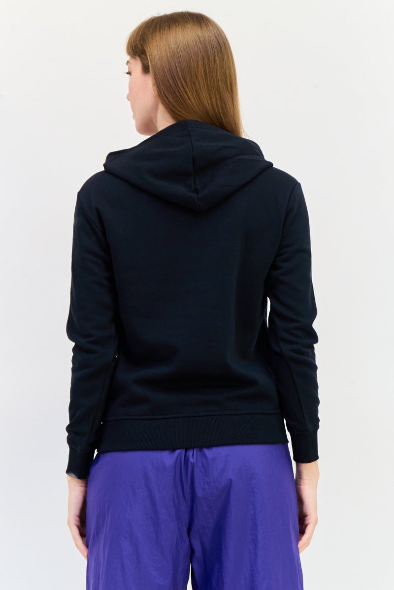 SKECHERS Women Sportswear Fit Long Sleeves Outdoor Hoodie, Black  - Image 3