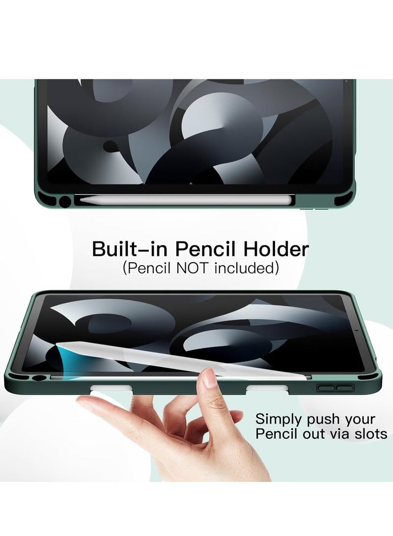 TIGER iPad Air 11-inch M2 2024 6th Generation Case with Pencil Holder, Silicone Magnetic Cover, Slim Tablet Protection for iPad Air 11-inch M2 6th Generation - Image 3