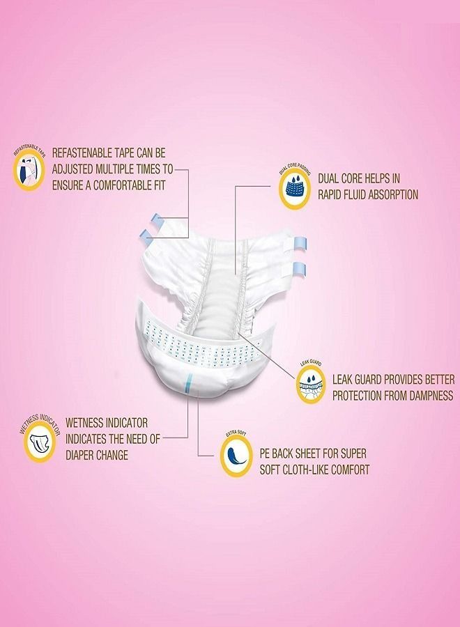 giggles 2 Pack of Giggles Suitable and ideal for Adult Diapers Briefs Large Size (30 Pieces) - Image 4