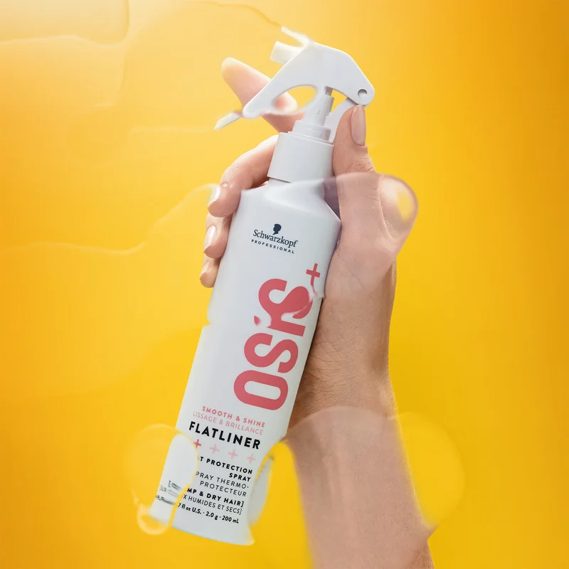 Schwarzkopf Professional Osis Flatliner Heat Protection Spray - Light Hold - 200ml