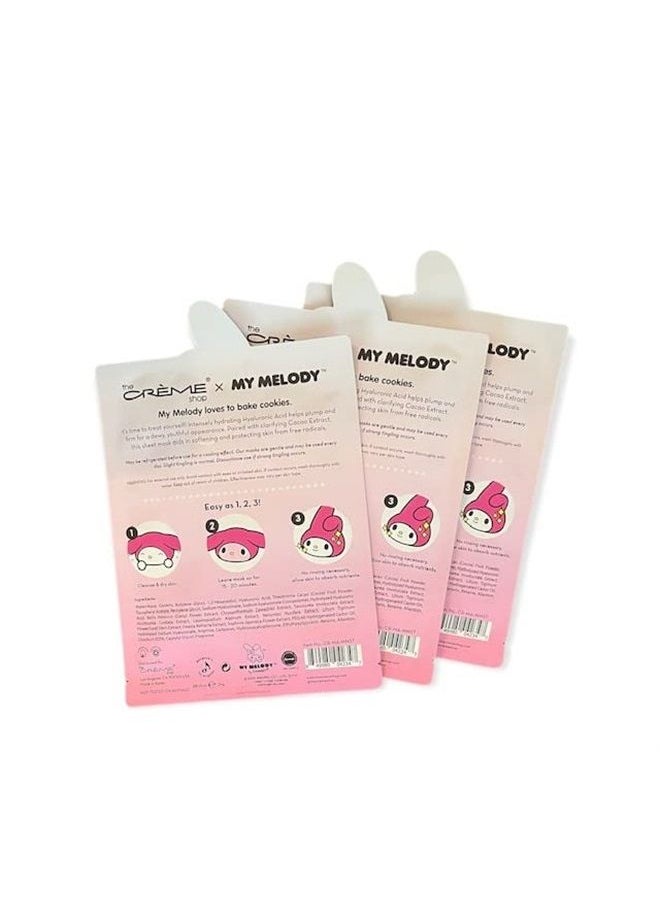The Crème Shop - The Creme Shop x My Melody Sheet Mask - Limited Edition, 3-Pack - Image 1