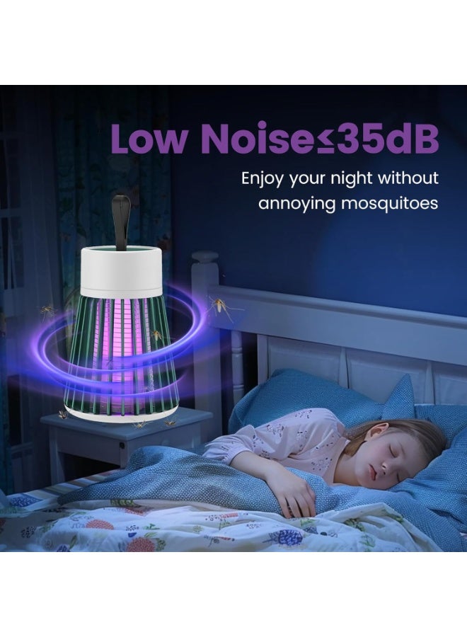 Bluejw Bug Zapper Indoor Mosquito Dunks Mosquito Zapper Fly Traps Outdoor Fruit Fly Traps Portable Flying Insect Trap for Patio Garden Home Picnic Camping Green - Image 5