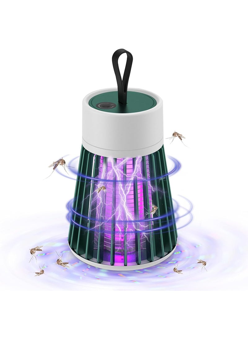 Bluejw Bug Zapper Indoor Mosquito Dunks Mosquito Zapper Fly Traps Outdoor Fruit Fly Traps Portable Flying Insect Trap for Patio Garden Home Picnic Camping Green - Image 1
