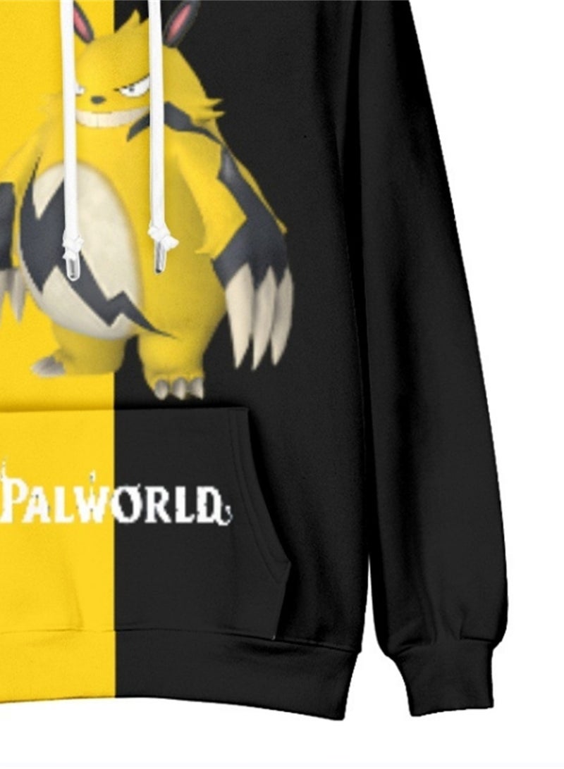 Palworld Phantom Beast Palu Animation Printed Hooded Sweatshirt for Adults and Children - Image 4