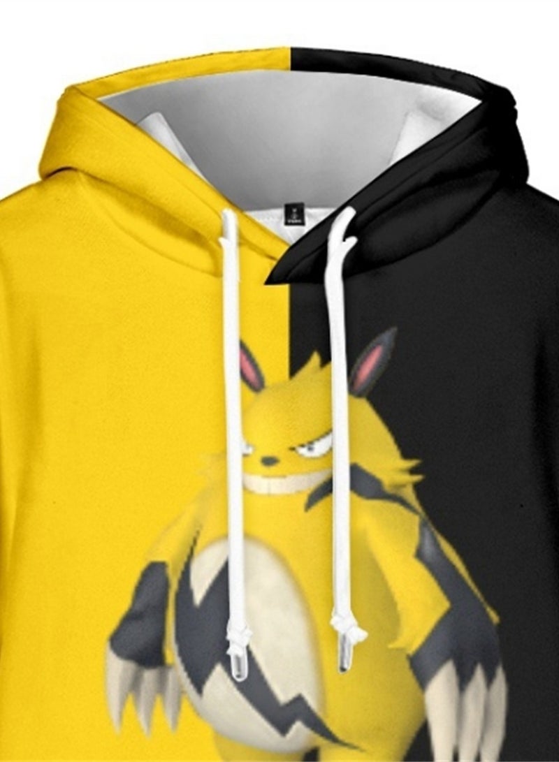 Palworld Phantom Beast Palu Animation Printed Hooded Sweatshirt for Adults and Children - Image 2