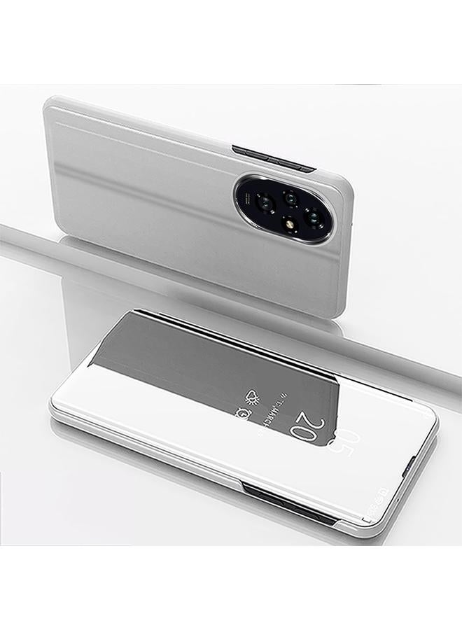 Zaboon Case For Honor 200 Plated Mirror Horizontal Flip Leather Phone Case with Holder - Image 1