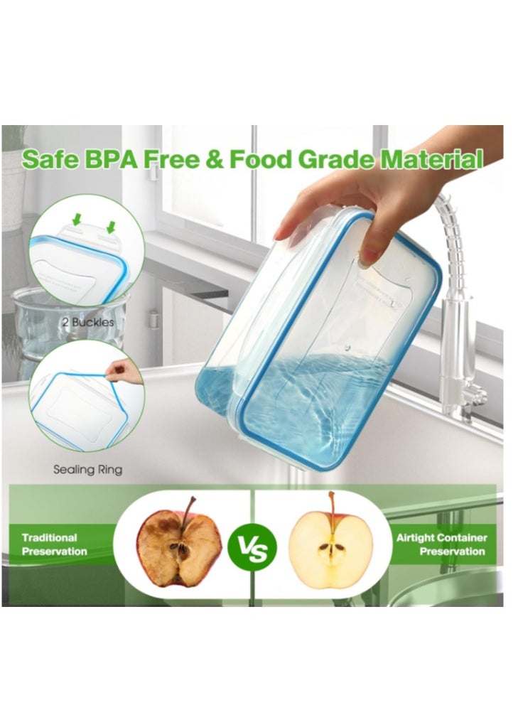 Generic - 4Pcs Storage Container Transparent Container - Image 1