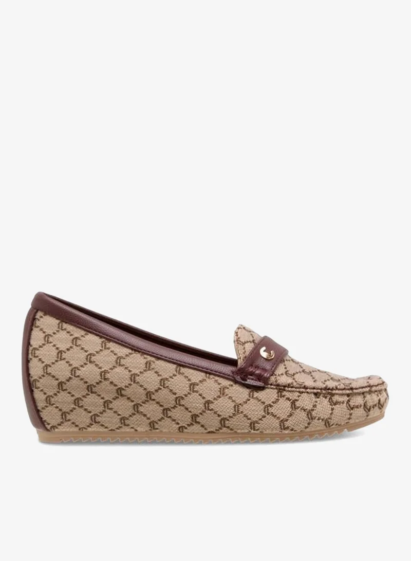 Le Confort Women Jacquard Textured Loafers