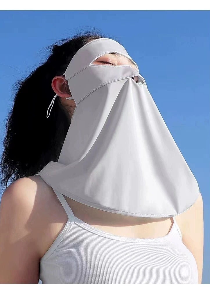 Goolsky Women Summer Sun Protection Face Mask Breathable Neck Eye Shield UV Protection Full Face Outdoor  - Image 1