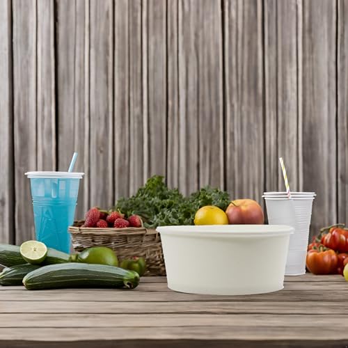 Careswipe Paper Disposable Container Bowl 10 Pcs - 250 ml Food Storage Disposable Paper Bowl, for Takeout, Catering, Lunches, Parties, and Events - Image 2