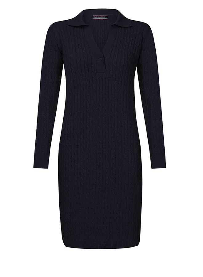 فيليكس هاردي Long Sleeve Cable Knit Dress