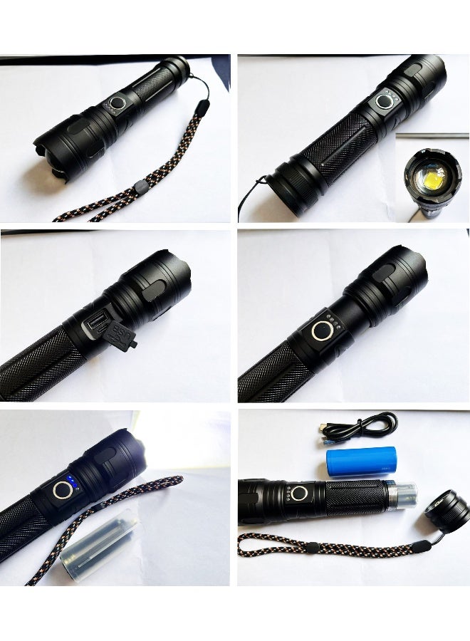 Cross-Border Hot Selling Zoomable Emergency Flashlight for Outdoor Use  - Image 2