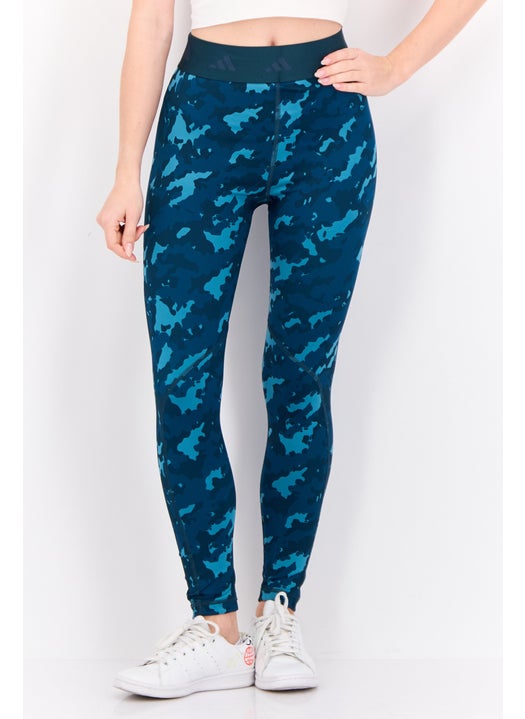 Women Tight Fit 7/8 Training Leggings, Multicolor