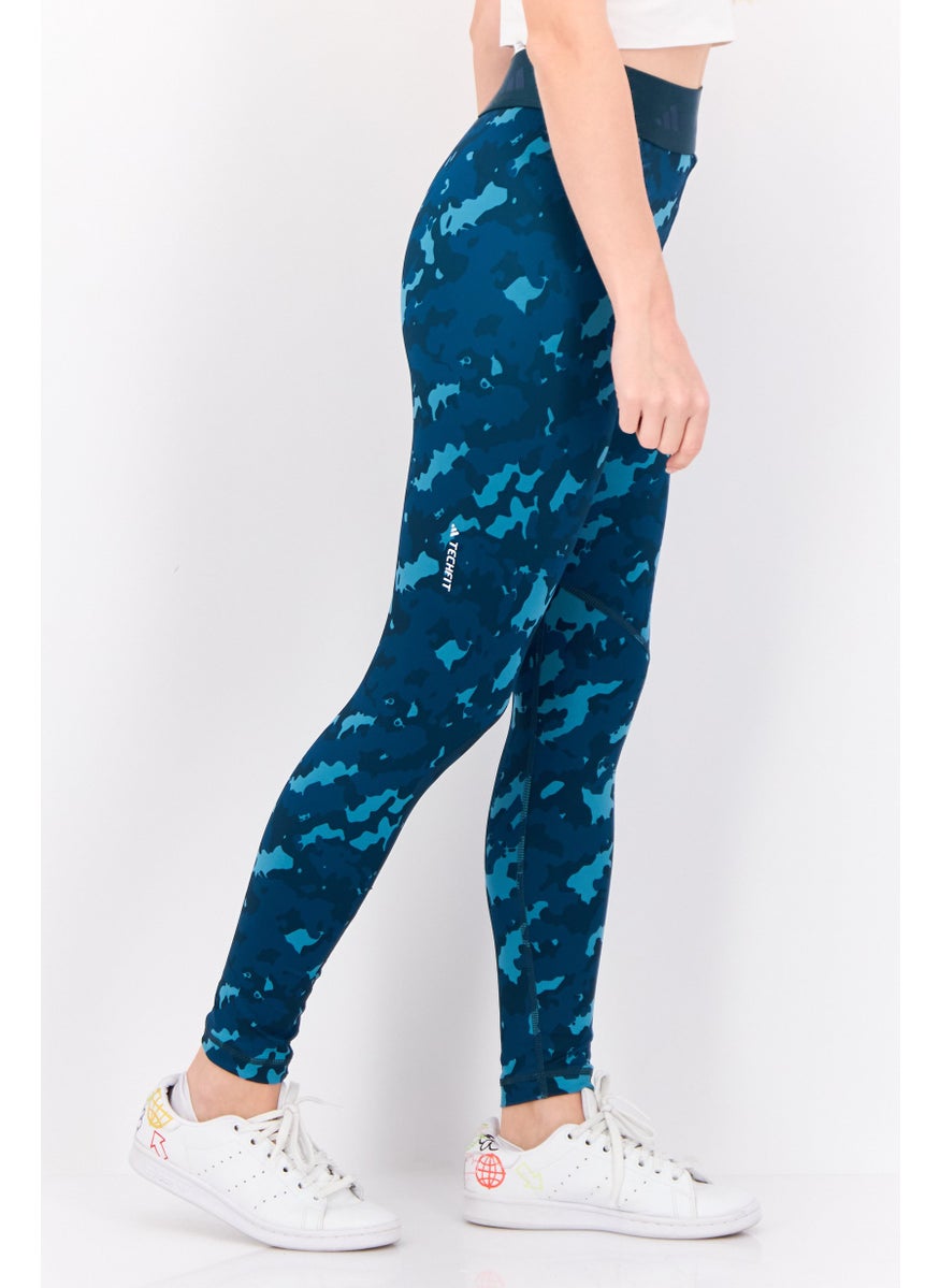 Adidas - Women Tight Fit 7/8 Training Leggings, Multicolor - Image 1