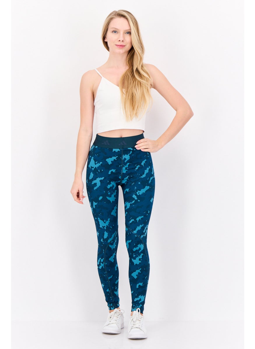 Adidas - Women Tight Fit 7/8 Training Leggings, Multicolor - Image 1