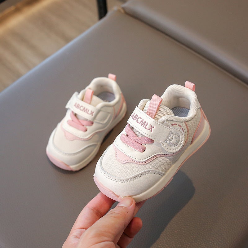 Boys' Spring New Sneaker 0-1-3 Years Old Soft Sole Non-Slip Toddler Shoes Baby Leather Casual Shoes For Girls - Image 3