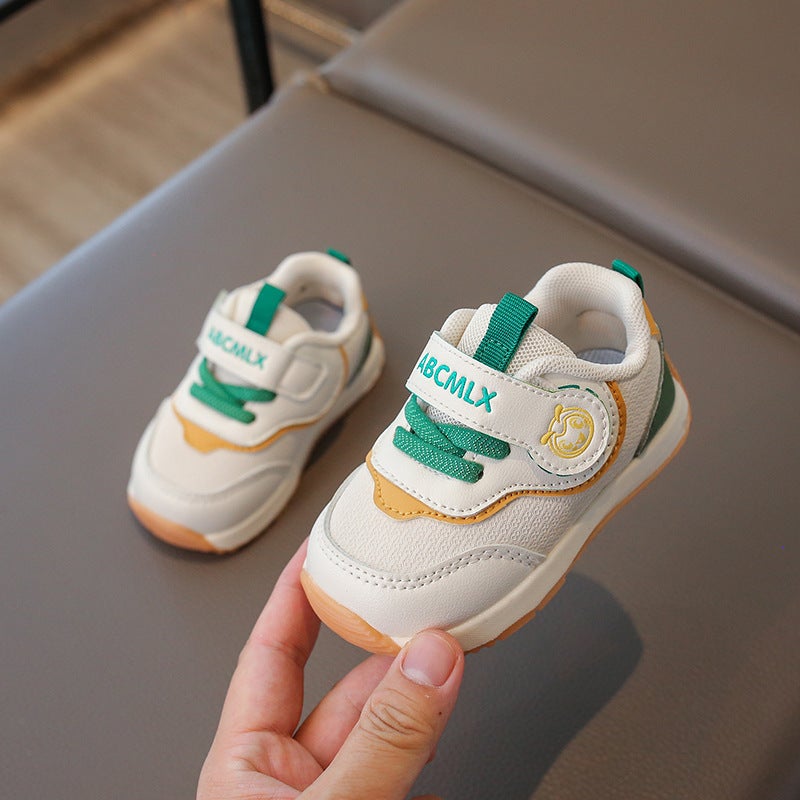 Boys' Spring New Sneaker 0-1-3 Years Old Soft Sole Non-Slip Toddler Shoes Baby Leather Casual Shoes For Girls - Image 4