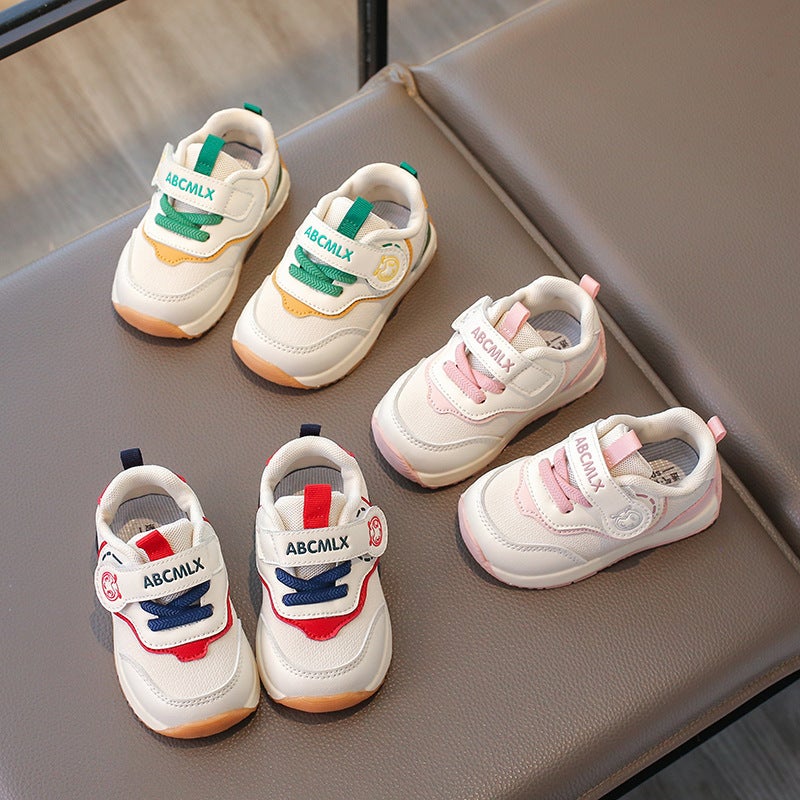 Boys' Spring New Sneaker 0-1-3 Years Old Soft Sole Non-Slip Toddler Shoes Baby Leather Casual Shoes For Girls - Image 2