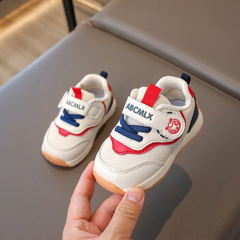 Boys' Spring New Sneaker 0-1-3 Years Old Soft Sole Non-Slip Toddler Shoes Baby Leather Casual Shoes For Girls - Image 5