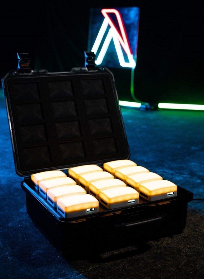 Aputure MC Aputure Amaran AL-MC RGBWW Pocket On Camera Light TLCI/CRI 96+ RGB 0-360 Full Color 3200-6500K Adjustable 0-100% Stepless Dimming with Magnet Adsorption Function,App Control Wireless Charge - Image 4