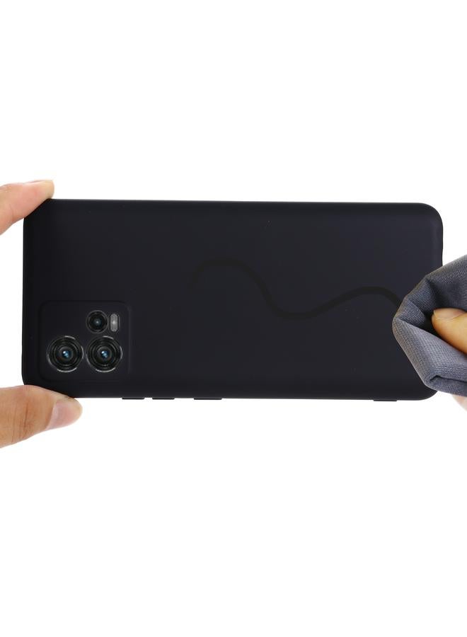 اس-توب جراب لهاتف Motorola Moto G72 مصنوع من السيليكون السائل المقاوم للصدمات بلون نقي مع تغطية كاملة - Image 4