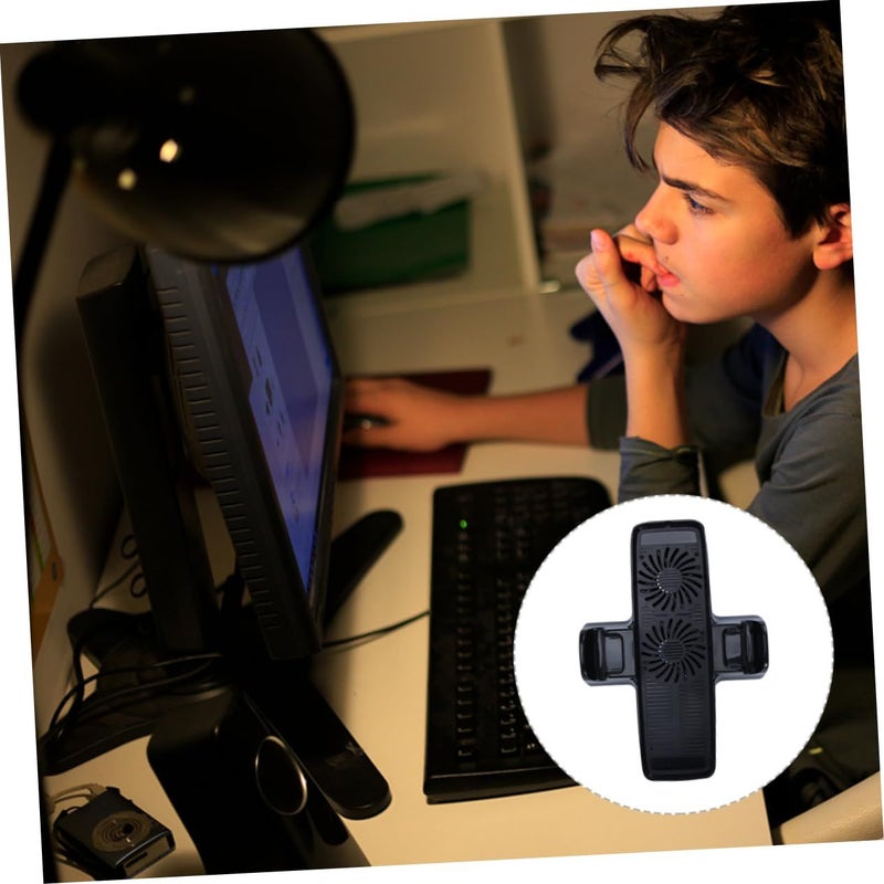 Cooling Fan Radiator Base Compatible with Game Console Black - Image 3