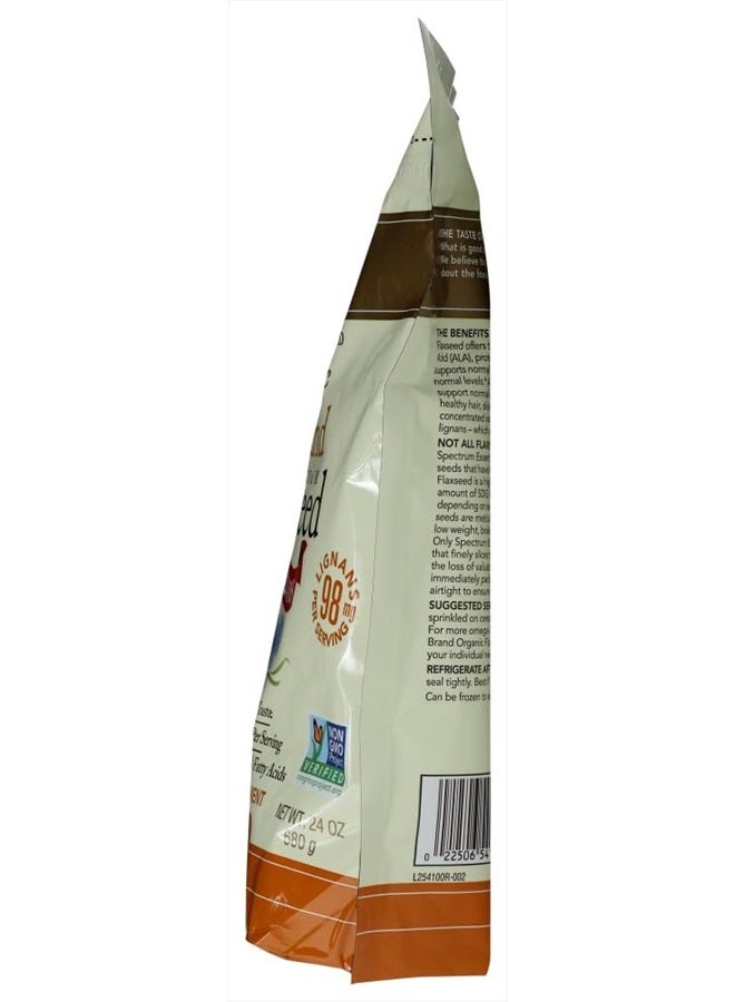 Spectrum بذور الكتان المطحونة العضوية، 24 أونصة - Image 4