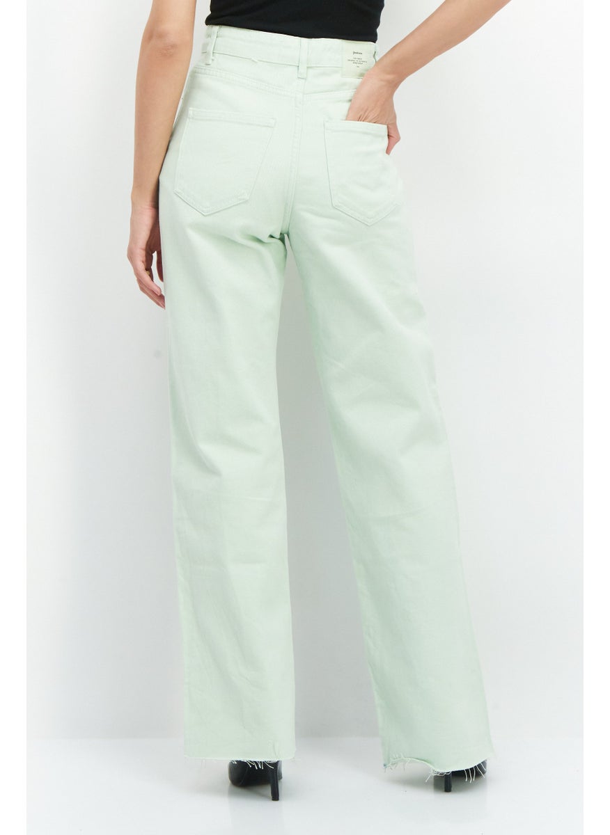 Women Straight Fit Plain Non Stretchable Jean, Light Mint Green - pzsku/ZB828027375EA1B553C64Z/45/_/1727881872/635af38b-6b03-4245-b6ad-ed5d2d6e71cf