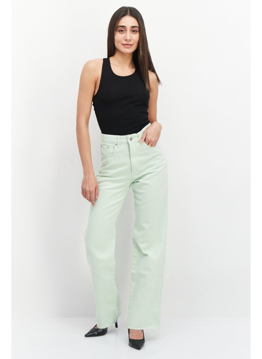 Women Straight Fit Plain Non Stretchable Jean, Light Mint Green - pzsku/ZB828027375EA1B553C64Z/45/_/1740493119/3ca64e3f-222d-4838-8927-cf369cd9d66b