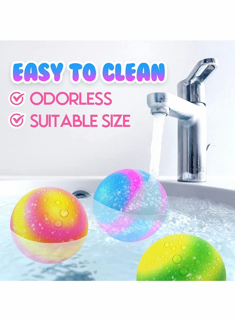 Zikra Stress Balls, Squeeze Relief Balls, 4 PCS Relaxing Durable Stretch Stress Relief Fidget Toy Set, Super Soft Balls for Kids Adults, Mixed Color Toys Gifts to Help Anxiety, ADHD, Autism Hand Strength - Image 5