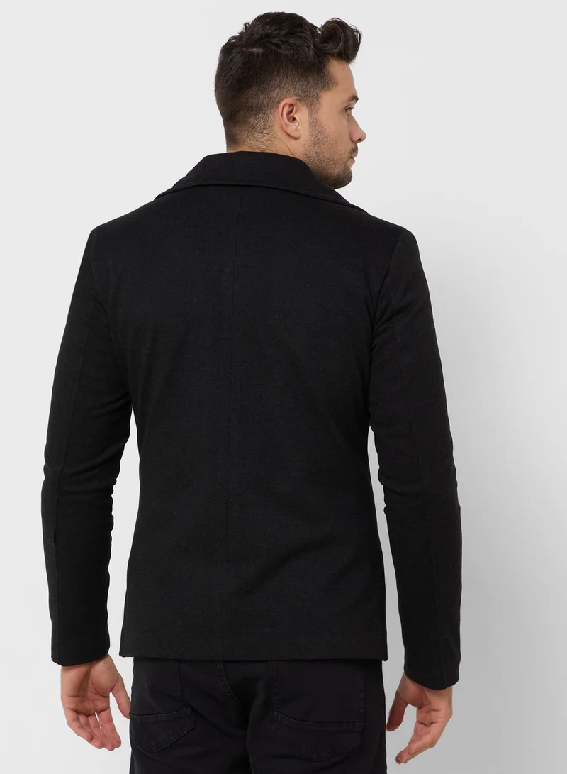 Robert Wood Short Double Breasted Coat