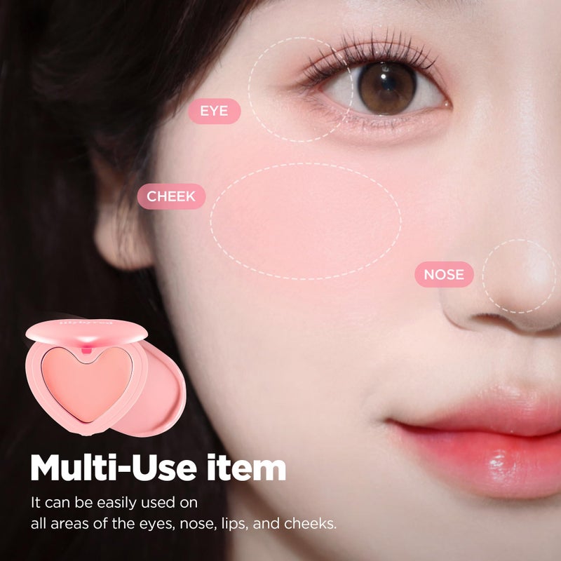 lilybyred بالم الخدود ليليبيريد لوف بيم | لون ناعم، لمسة متألقة، قوام كريمي | توهج طبيعي | جمال كوري (04 أحمر هارت أتاك) - Image 4