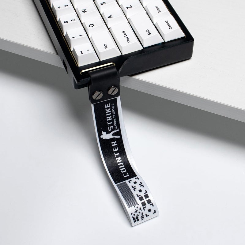 Sumgsn Custom Keyboard Snaps Straps Wooting 60he ATK68 Keyboard Straps For 60% 65% 75% 85% 95% Mechanical Keyboard （Black Topographic） - Image 2