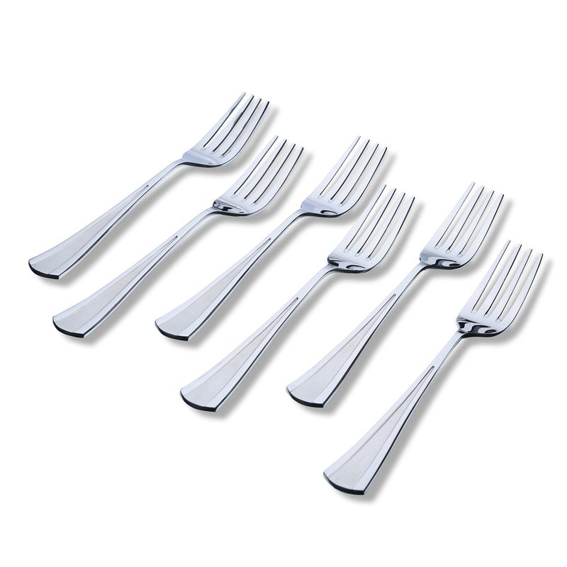 Kishco Milan Stainless Steel Dessert Fork - Pack of 6 - Image 5