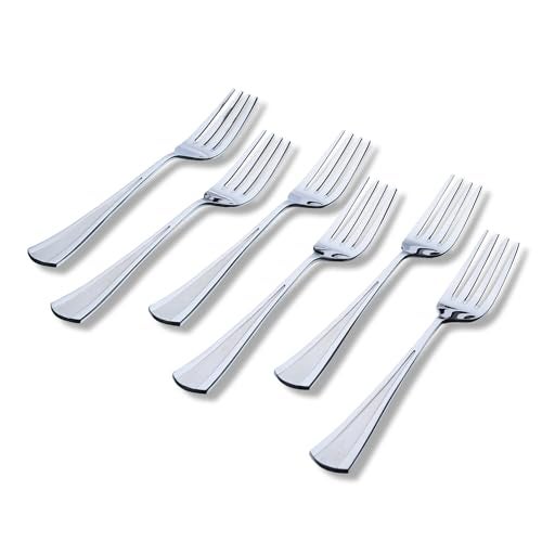Kishco Milan Stainless Steel Dessert Fork - Pack of 6 - Image 1
