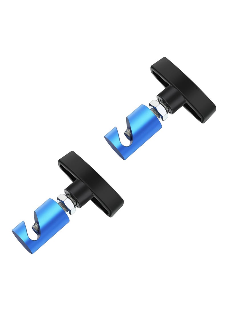 SOLARAE Hood Lift Clamp, Portable Aluminum Alloy Anti, Car Hood Prop Struts Clamp, Hood Strut Clamp, Lift Support Clamp, 0.55 Inch Hood Lift Support Clip, for Car Rod Retaining Holder Tool (2 PCS) - Image 1