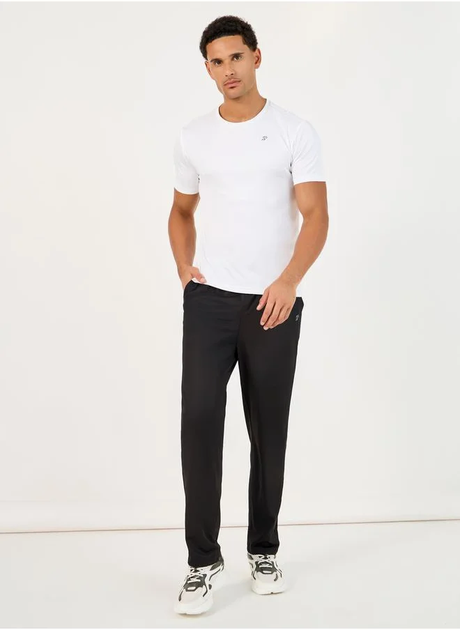 Styli 4-Way Stretch Slim Fit Training Track Pants