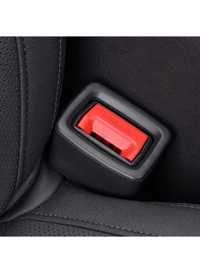 2 Pcs EVA Seat Belt Socket Protector Red Scratch And Crash Resistant Sheath For All Vehicles Christmas Gift To Keep Car Interior Clean Safe - Image 5