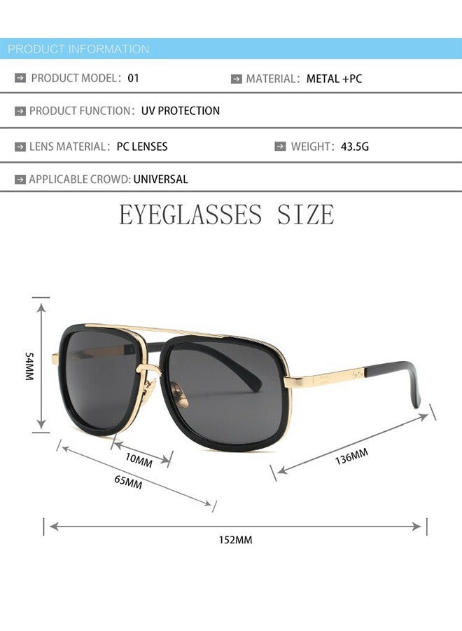 Metal Sunglasses Vinted Outdoor Sunglasses UV 400 Protection Unisex Driving Travel Sunglasses Full Rim - Image 4