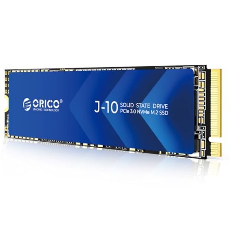 M.2 NVMe SSD مع مبدد حرارة لأجهزة الكمبيوتر المحمول وأجهزة الكمبيوتر المكتبية، ذاكرة تخزين مؤقت NAND SLC ثلاثية الأبعاد، عامل شكل 2280، ما يصل إلى 2800 ميجابايت/ثانية PCIe Gen3x4، أسود - Image 1