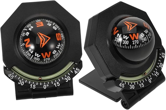 Universal Dashboard Compass For Car Motorcycle Boat And Hiking 1 Piece - Image 1
